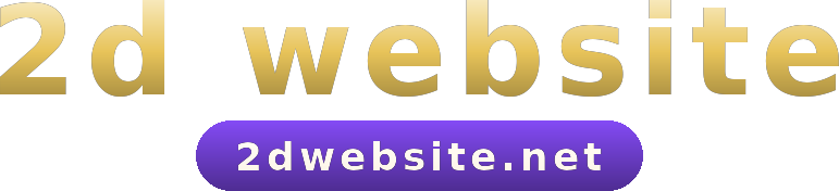 2d website logo